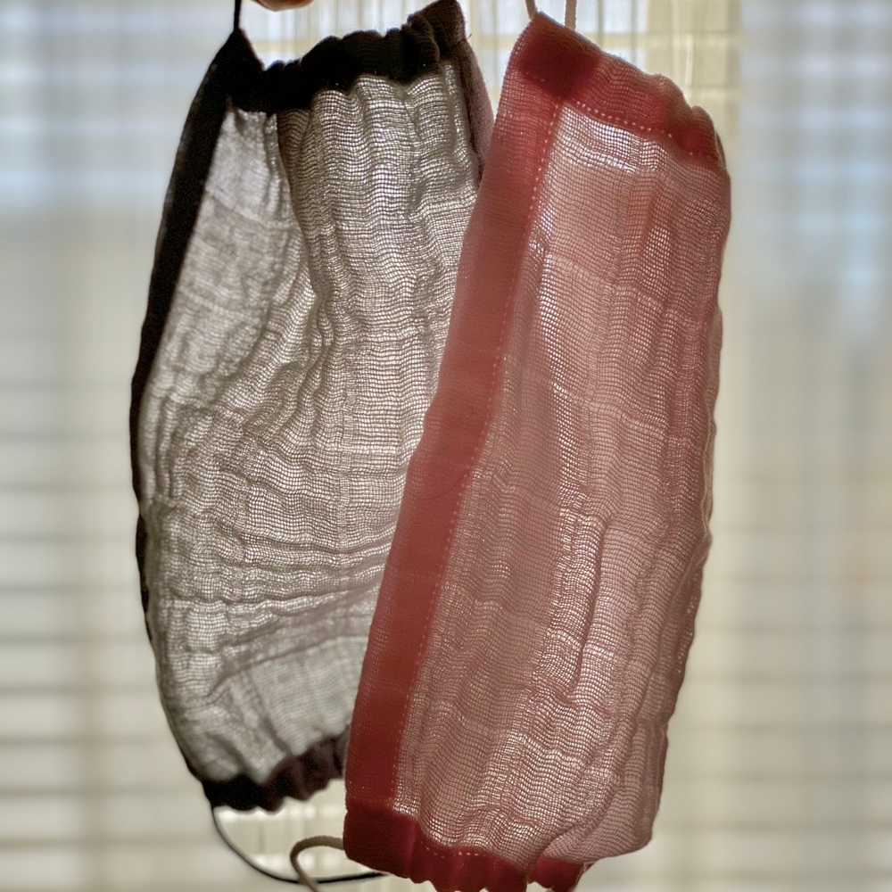 Organic/cheesecloth face masks